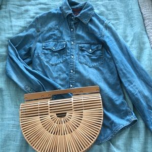 Button Down Jean Shirt